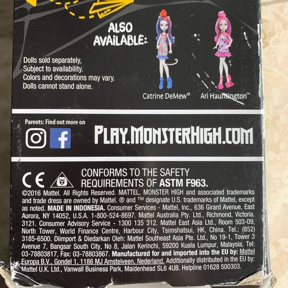 Mattel Monster High Doll Cleo De Nile Daughter of Mummies 2016 Retired - Picture 6 of 7